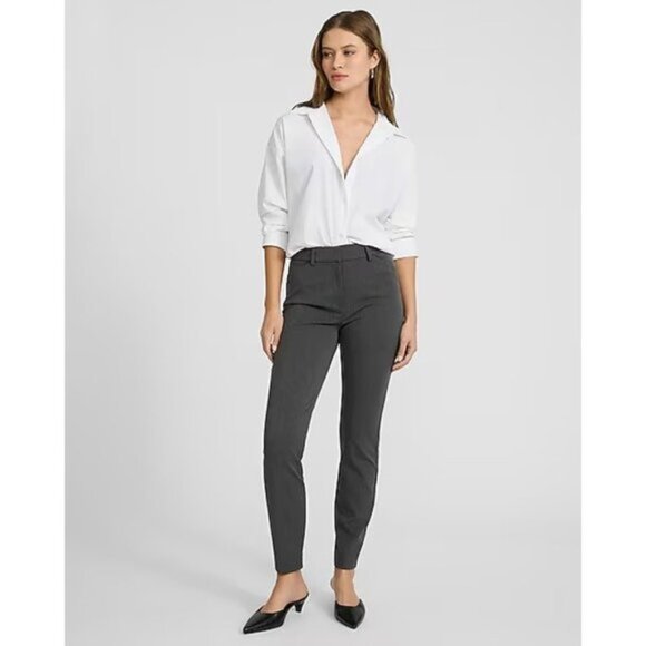 Express Editor High Waisted Skinny Pant 12L - Picture 1 of 5